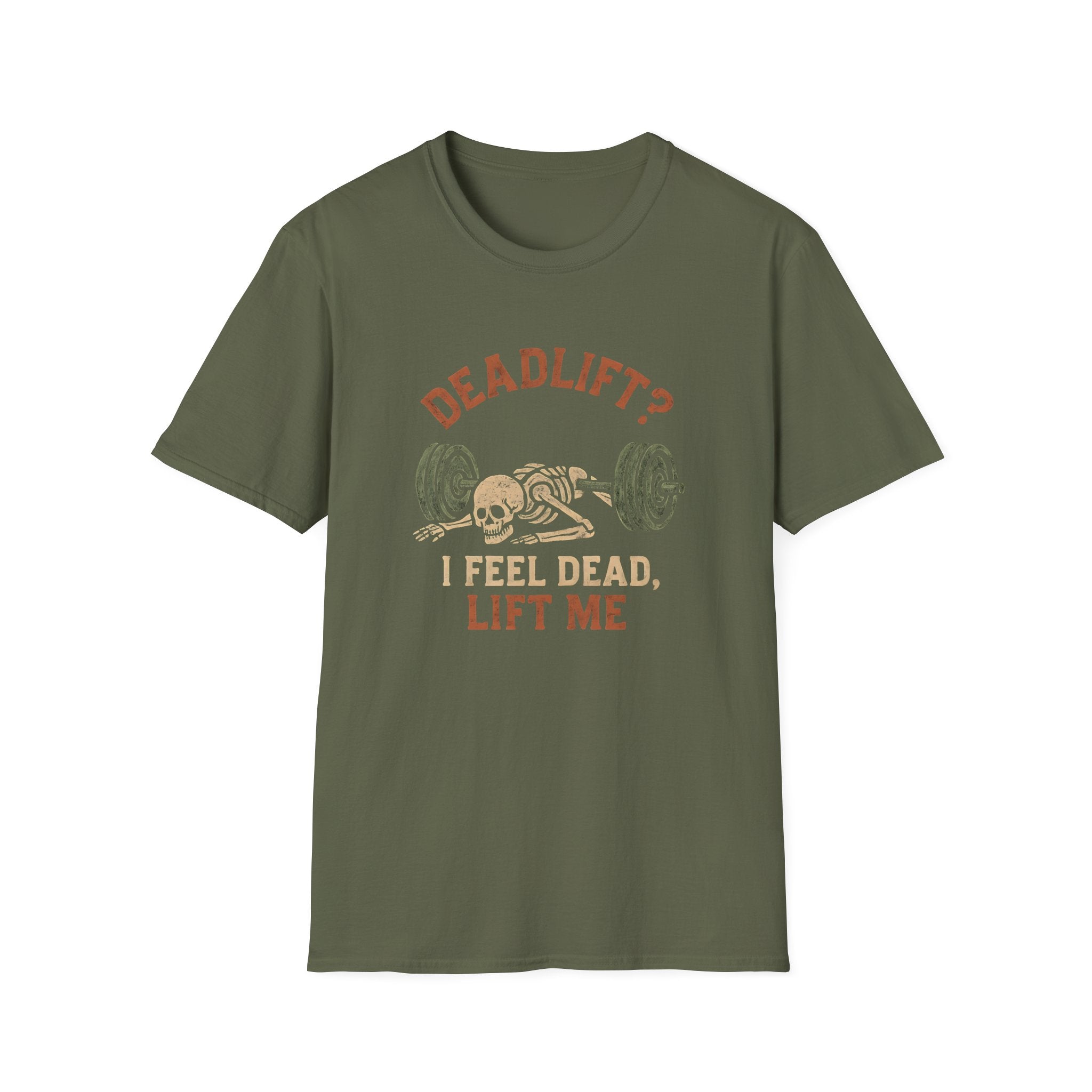 Deadlift Skeleton Meme T-Shirt