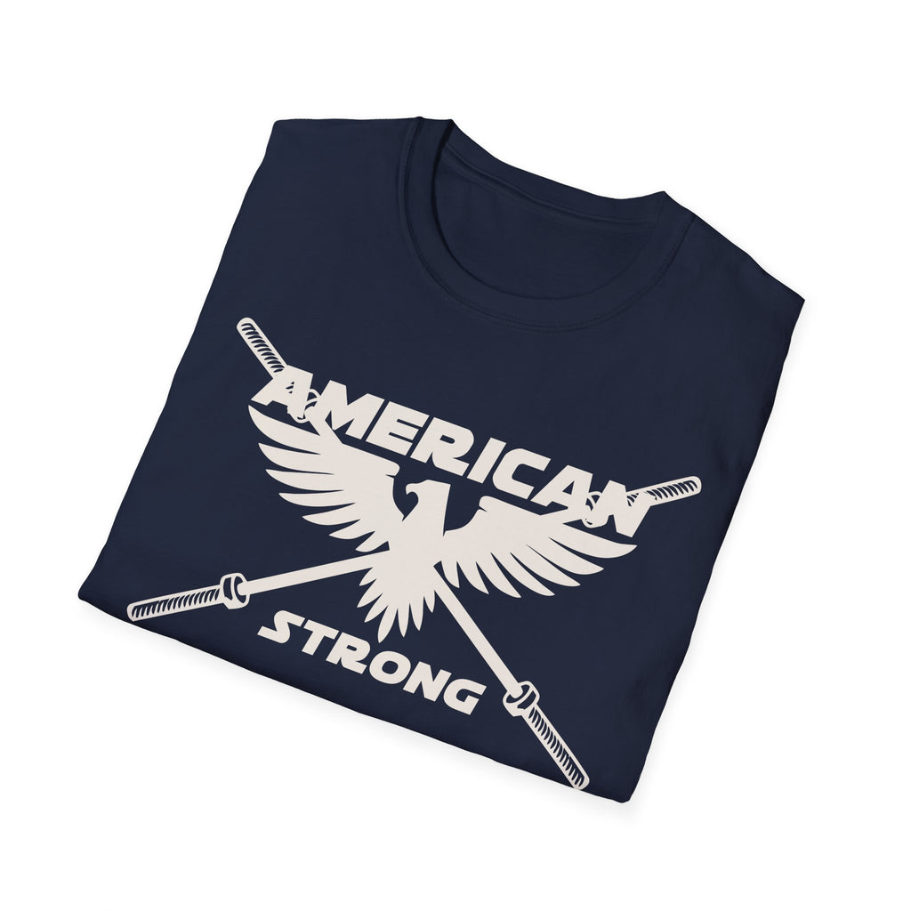 American Strong T-Shirt — Patriotic Eagle Fitness Tee