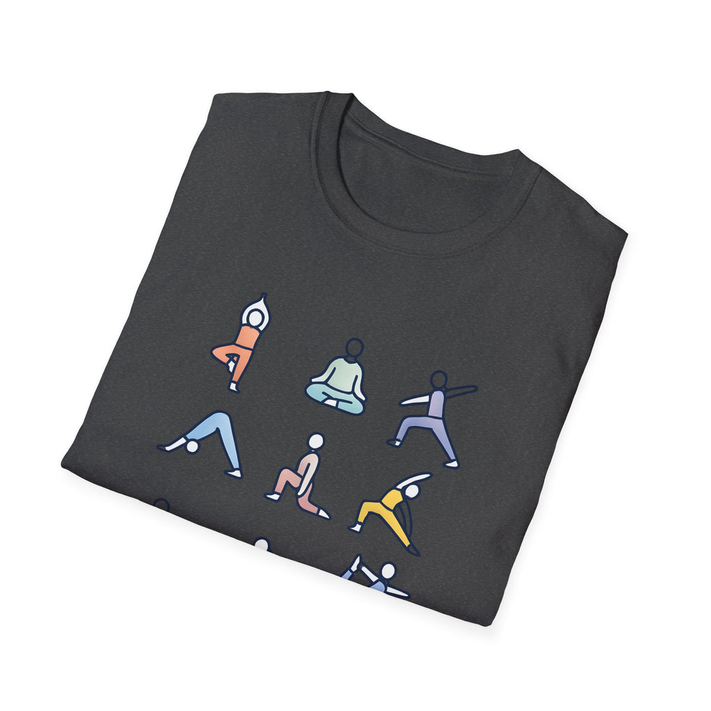 Yoga Pose Illustrations T-Shirt