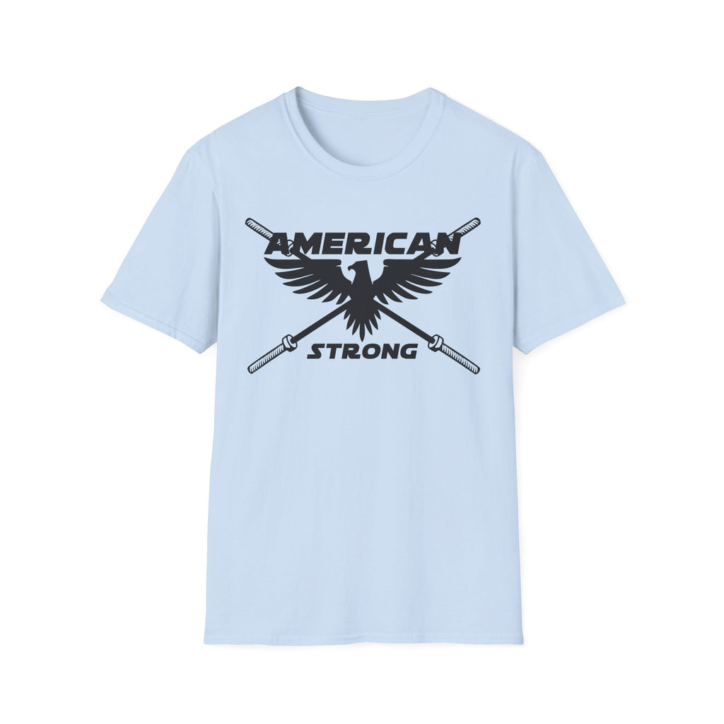 American Strong T-Shirt — Patriotic Eagle Fitness Tee