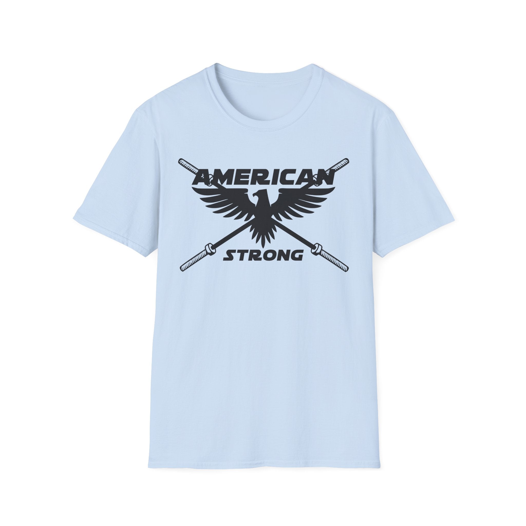 American Strong T-Shirt — Patriotic Eagle Fitness Tee