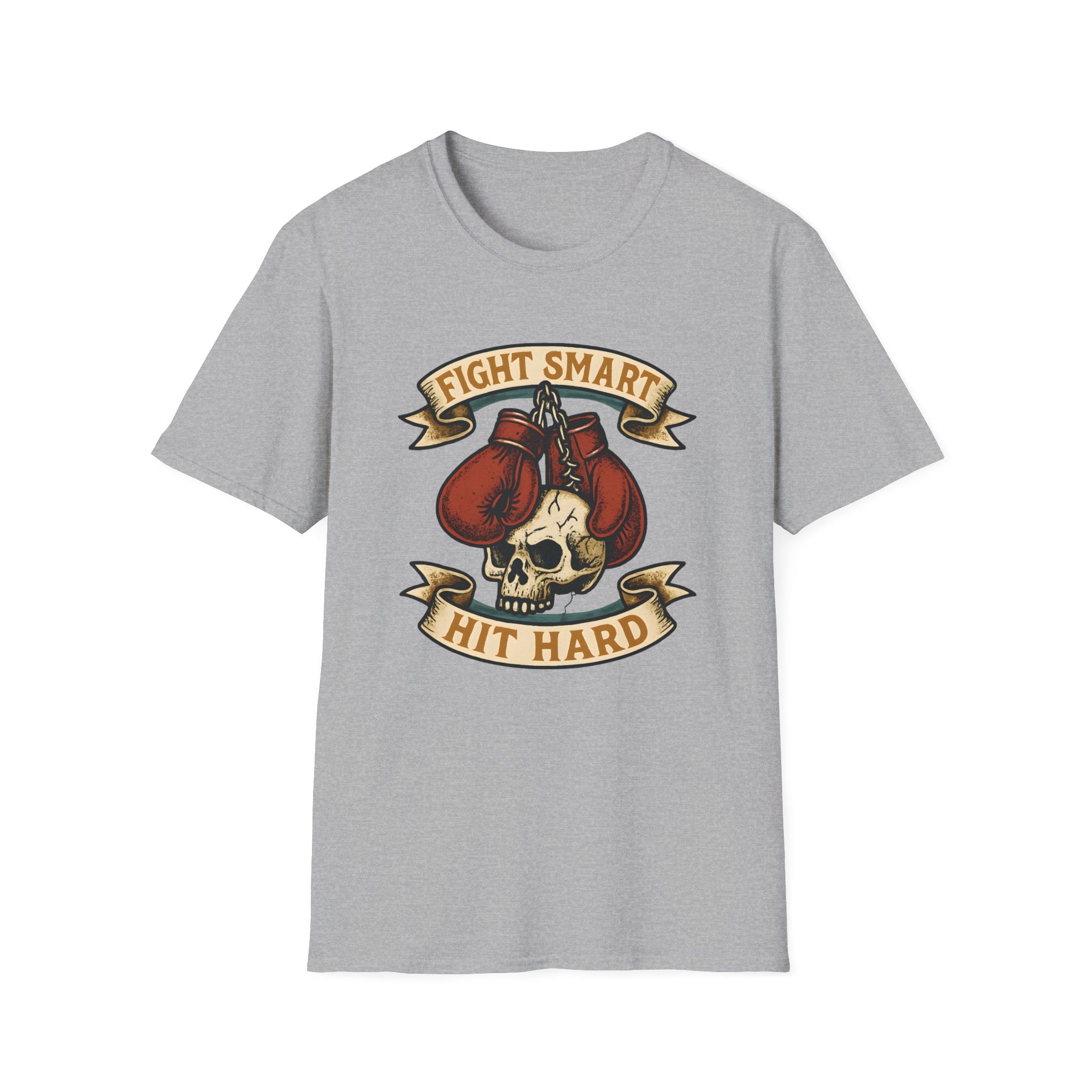 Boxing Skull with Gloves T-Shirt