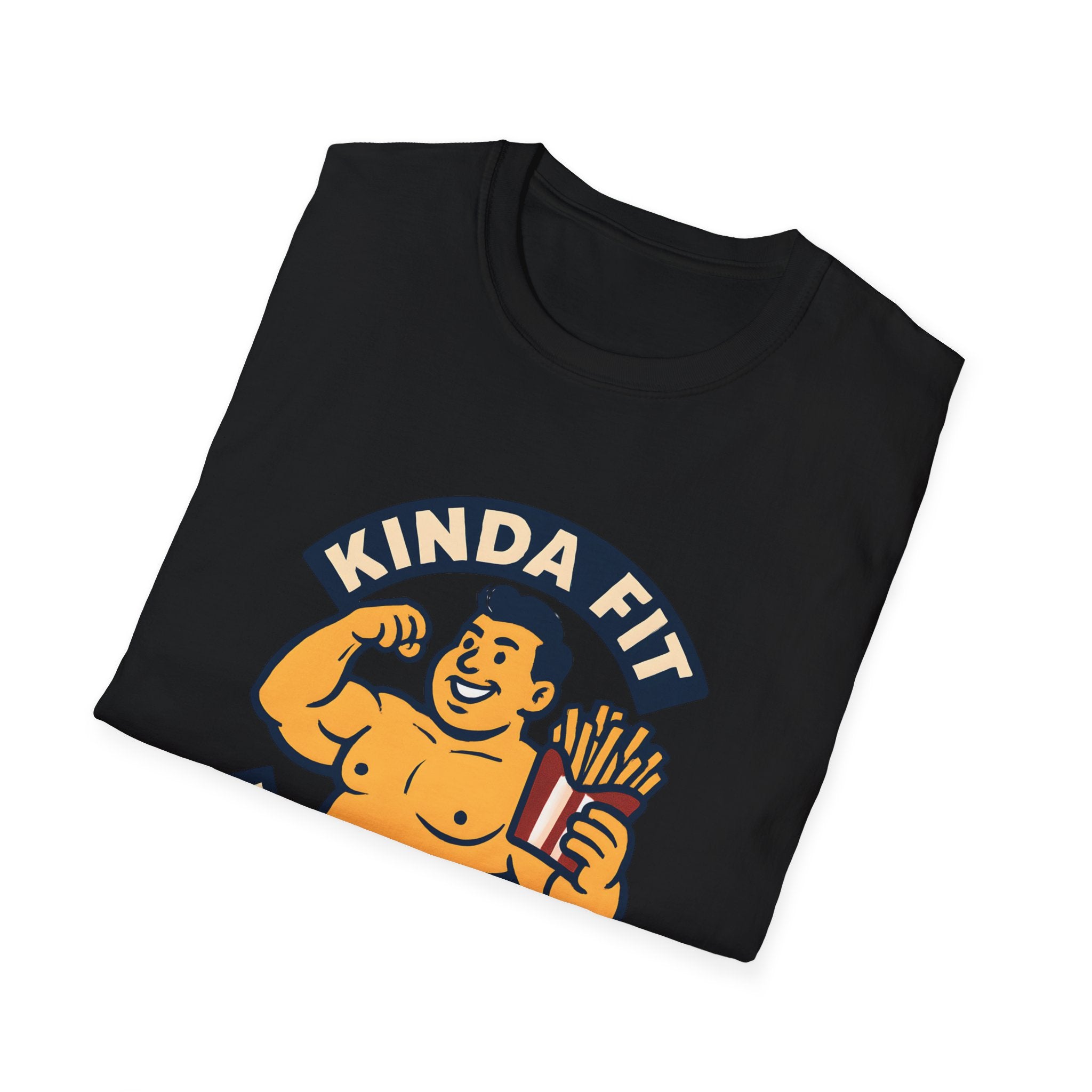 Muscular man with fries T-Shirt