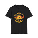 Taco Weightlifting Mascot T-Shirt
