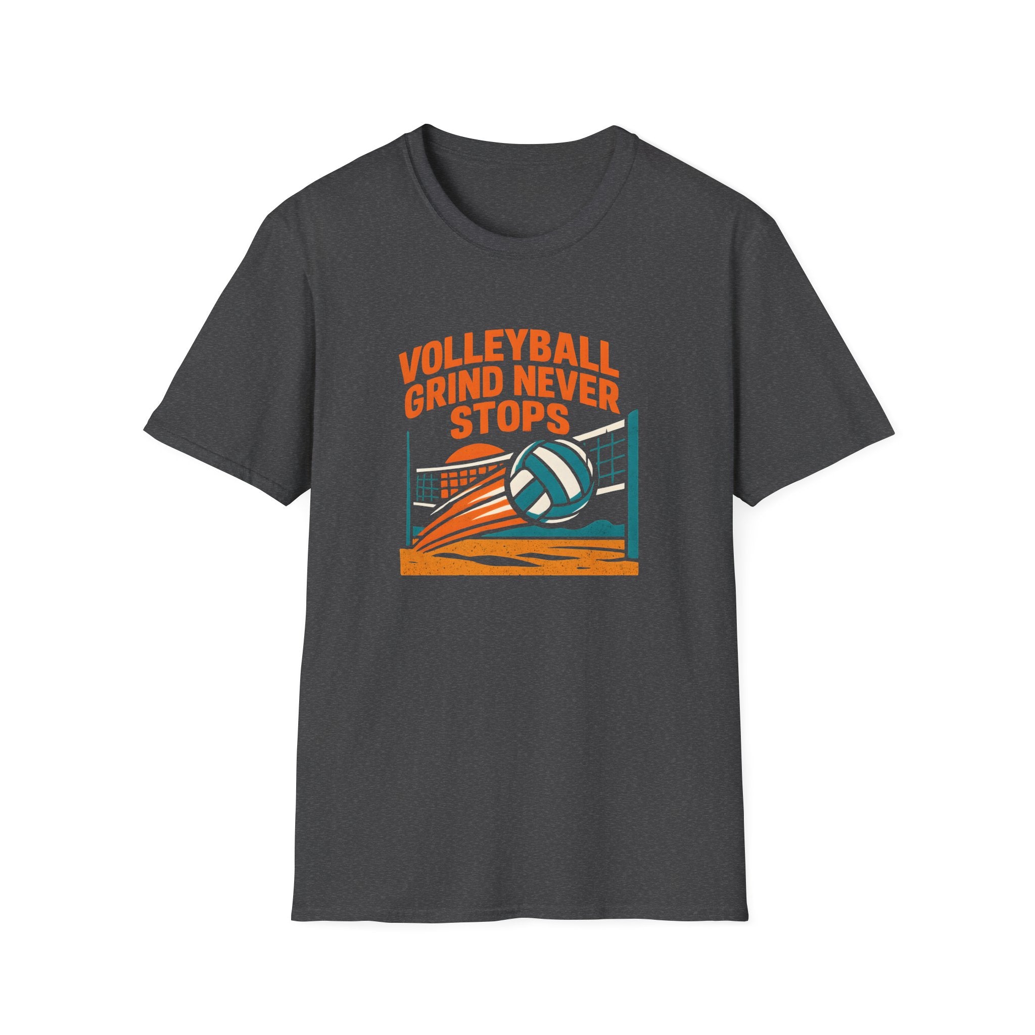 Volleyball Grind Never Stops T-Shirt