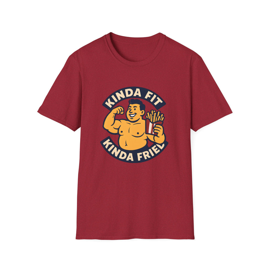 Muscular man with fries T-Shirt