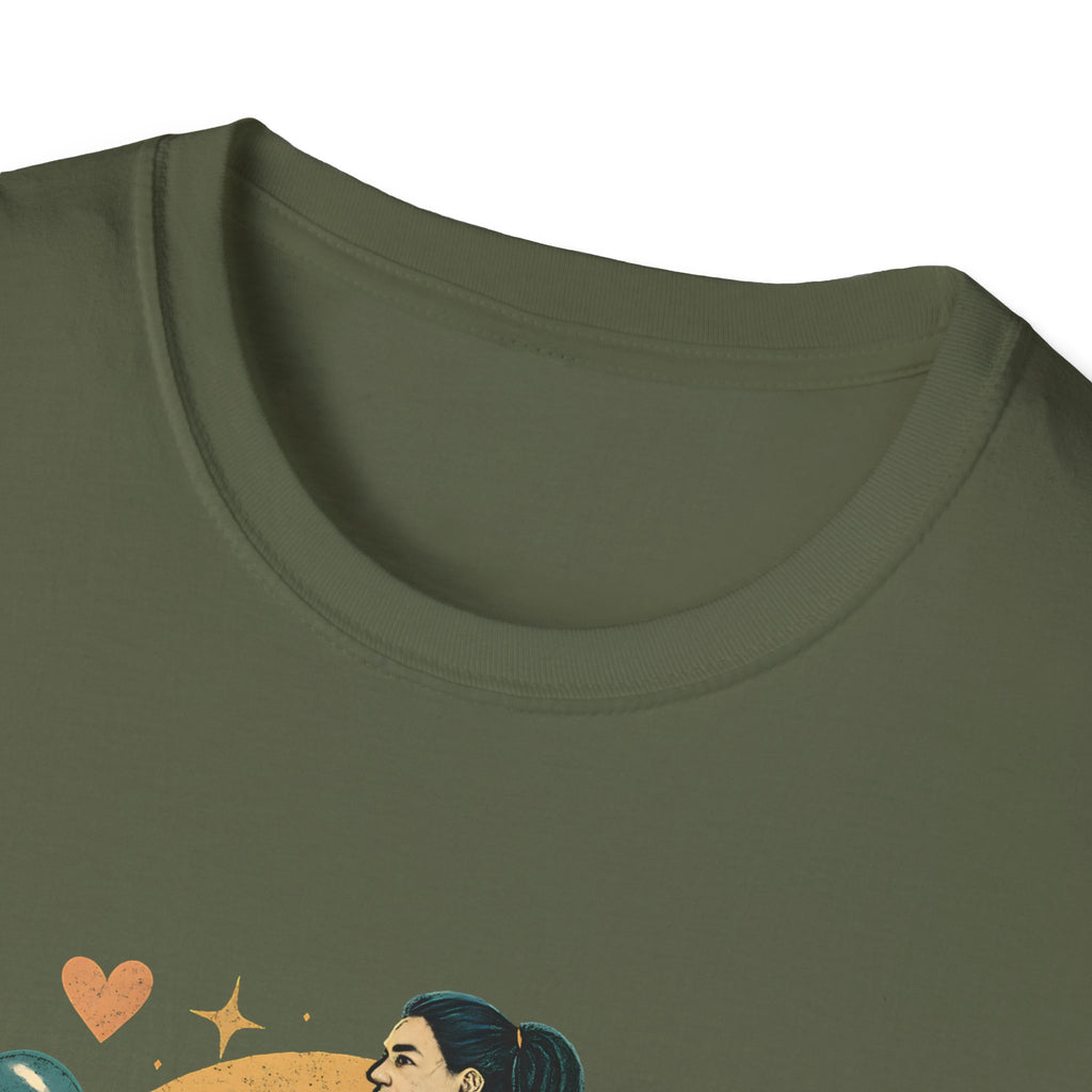 Kettlebell Workout Portrait T-Shirt