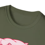 Napping Cat in Activewear T-Shirt