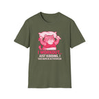 Napping Cat in Activewear T-Shirt