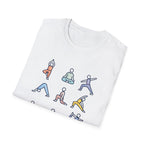 Yoga Pose Illustrations T-Shirt