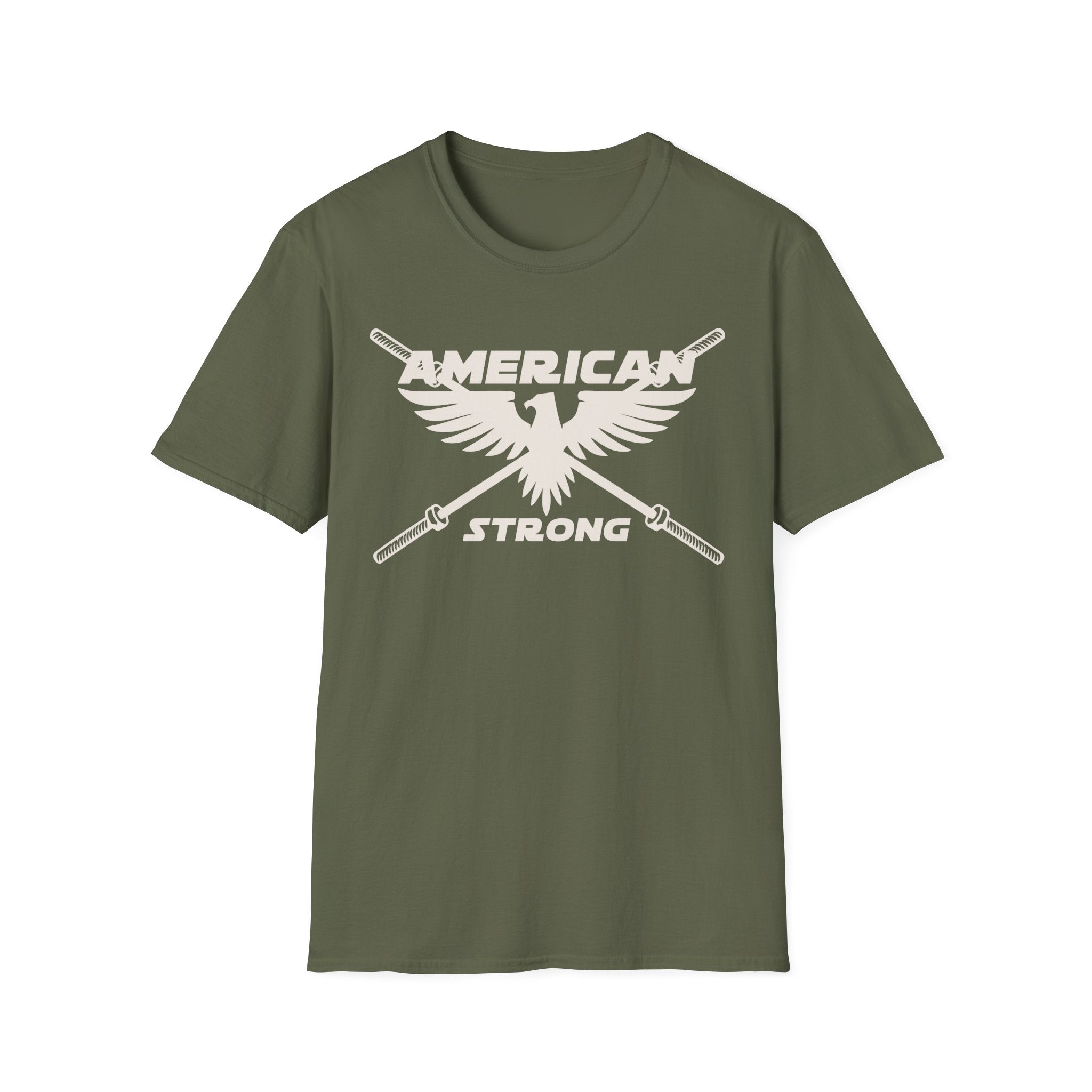 American Strong T-Shirt — Patriotic Eagle Fitness Tee