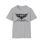American Strong T-Shirt — Patriotic Eagle Fitness Tee