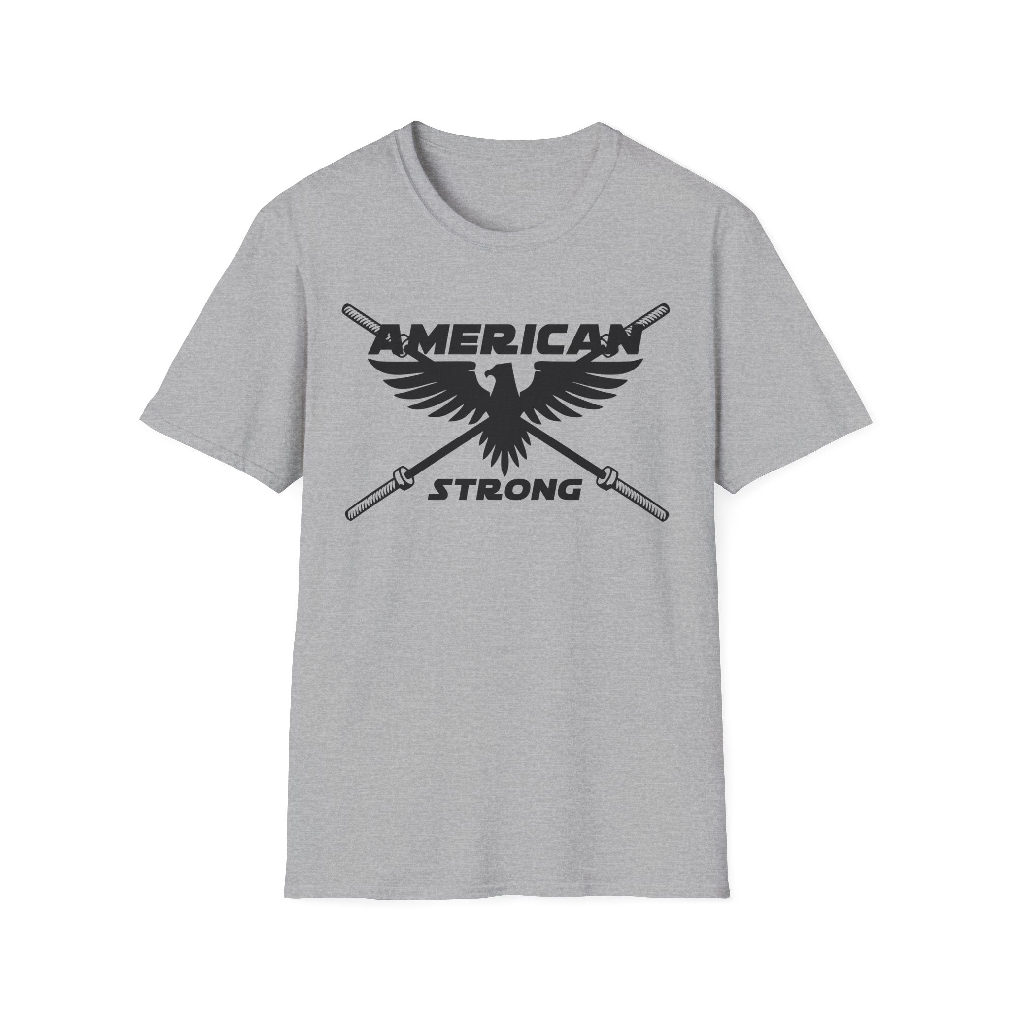 American Strong T-Shirt — Patriotic Eagle Fitness Tee