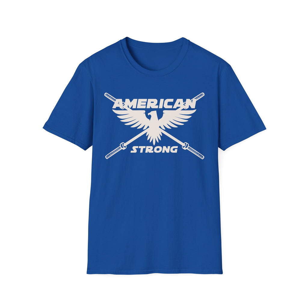 American Strong T-Shirt — Patriotic Eagle Fitness Tee