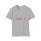 Sneaker Heartbeat Illustration T-Shirt