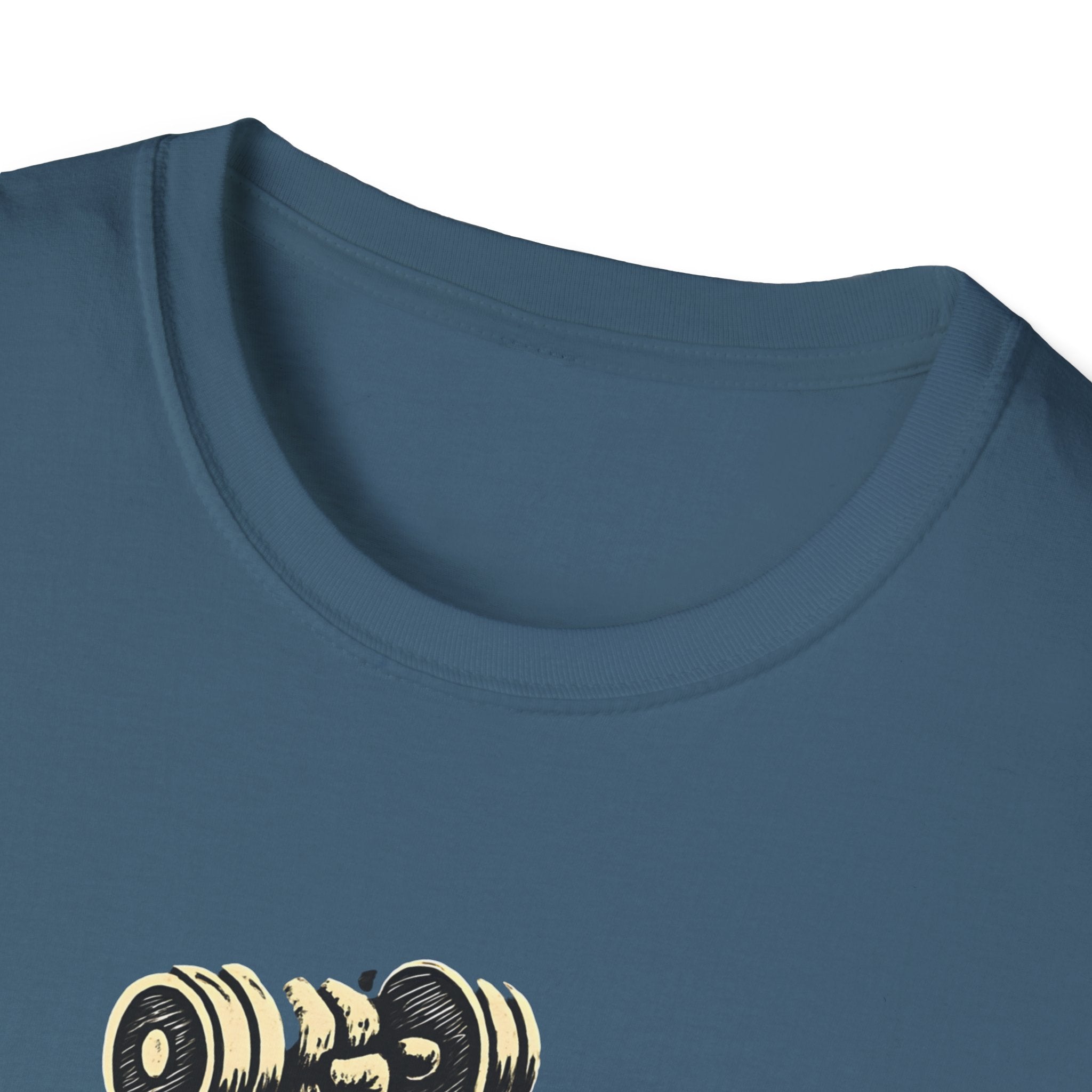 Cat Lifts Dumbbell T-Shirt